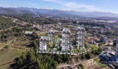 Фото покупка продажа недорогая двухкомнатная квартира 1+1 c видом на горы Алания Хоум Анталия Турция