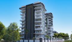 APARTMENTS IN GENESIS TOWERS CENTER ALANYA ANTALYA TURKEY BUY RENT SELL