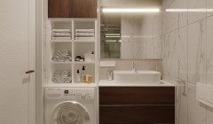 Фото покупка продажа недорогая двухкомнатная квартира 1+1 c большой ванной комнаты туалета Алания Хо