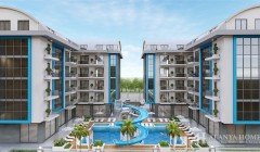 Exodus Nature Stay Oba Alanya Antalya Türkei Kauf Verkauf Eigentum einer möblierten Einzimmerwohnung