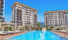 Emerald Paradise Avsallar Alanya Antalya Turkey purchase sale property of a furnished one-bedroom ap