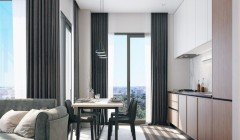 Фото покупка продажа недорогая двухкомнатная квартира 1+1 c просторной кухней Алания Хоум Анталия Ту