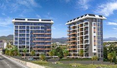 Nobby Garden Avsallar Alania Antalya Türkei Fotoverkauf Kauf einer möblierten Wohnung in Raten in ei