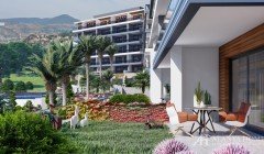 Фото покупка продажа недорогая квартира в доме жилом комплексе с большой территорией Алания Хоум Ант