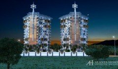 Tekinoglu Махмутлар Алания Анталия Түркияда теңіз көрінісі бар теңіздің жанында құрылыс салушы компа