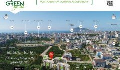 Yapi Green Life Оба Алания Анталия Түркияда теңіз көрінісі бар теңіздің жанында құрылыс салушы компа