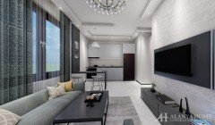 Фото покупка продажа недорогая двухкомнатная квартира 1+1 c видом на море Алания Хоум Анталия Турция