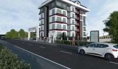 Panorama Loft Kestel Alanya Antalya Türkiye satın alma satılık eşyalı tek yatak odalı daire yeni bir