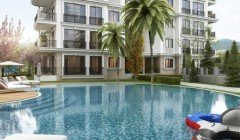 Triumph Residence Center Alanya Antalya Türkei Kauf Verkauf Eigentum einer möblierten Einzimmerwohnu