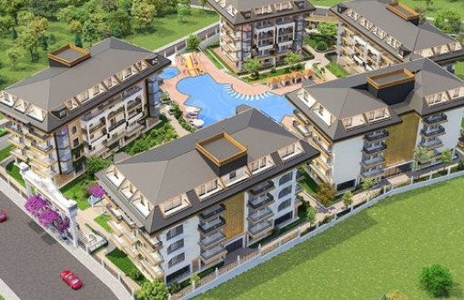 Yekta Golden Valley Residence 1+1 To 3+1 Apartments Close To The Sea