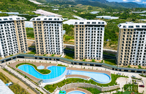 2+1 Mahmutlar Apartment In Exodus Resort Comfort City