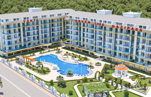 Green Life Gazipasa 1+1 To 3+1 Apartments