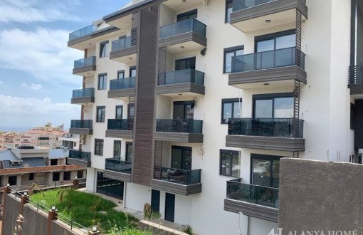 Cleopatra Sun Sitede Deniz Manzarali 1+1 Daire