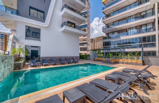 Gloria Twin Residence Furnished Sea View 2+1 Apartment