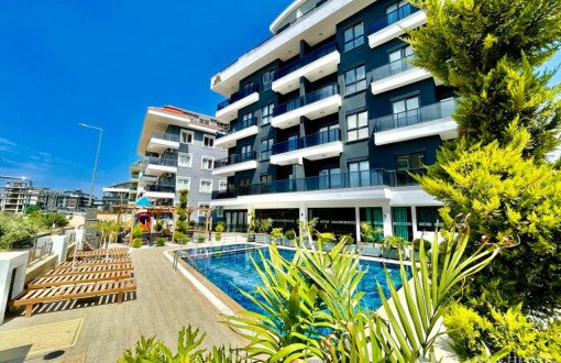 Iky United Suites – Private Garden 2+1 Duplex Apartment, Oba, Near The Sea
