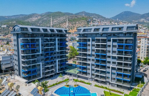 Appartement 2+1 Meublé À Alanya | Konak Twin Towers 3