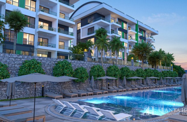 Konak Homes 2 Sitede Denize 200M Mesafede 1+1...4+1 Daire