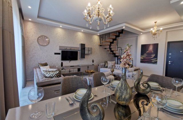 Меблированный дуплекс 2+1 в Mahmutlar, Mydom 2