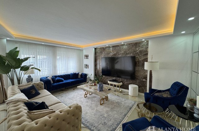 Cikcilli Sea View Furnished 4+1 Duplex Apartment – Alanya For Sale