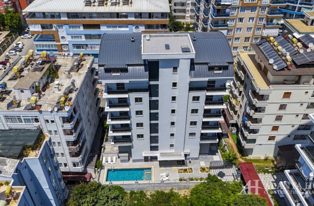 آپارتمان مدرن 1+1 در Goldsun 11 Residence، محموتلار