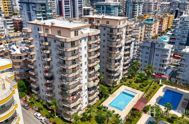 آپارتمان وسیع 2+1 در Korkut Residence، Mahmutlar