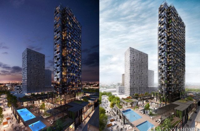 G Tower Basin Ekspres – شقة 2+1 حديثة في اسطنبول