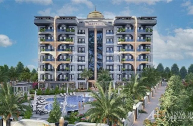 1+1 Apartment in Gazipaşa Pazarcı | Loft Garden 4