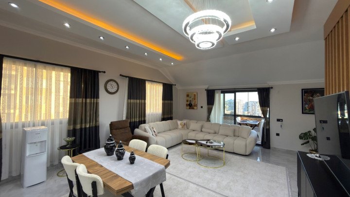 Mahmutlar Mydom 2 Residence'ta 4+1 Deniz Manzaralı Dubleks