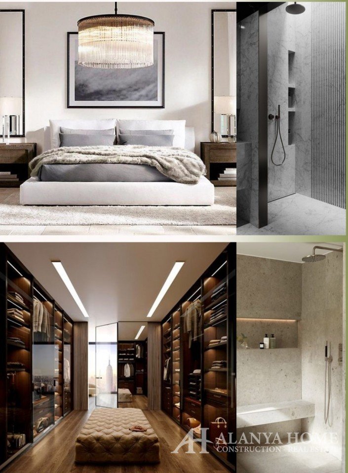 Фото купить продать недорогую двухкомнатную квартиру недвижимость 1+1 c просторной спальней Алания Х