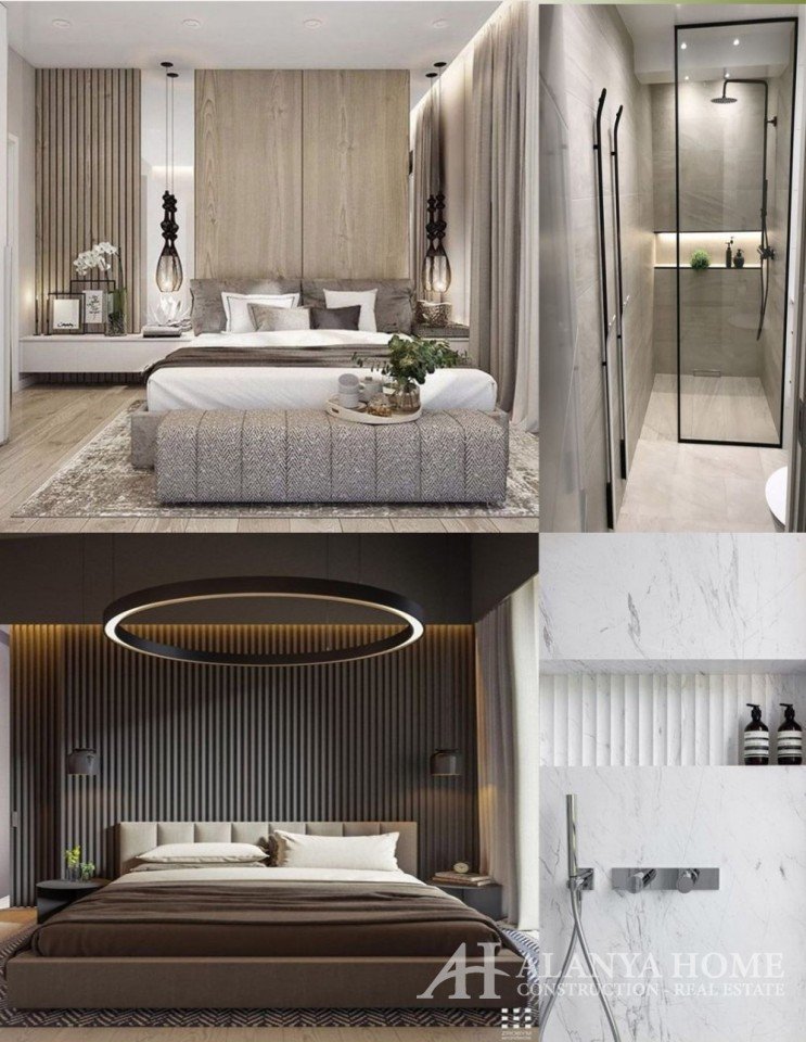 Фото купить продать недорогую двухкомнатную квартиру недвижимость 1+1 c просторной спальней Алания Х