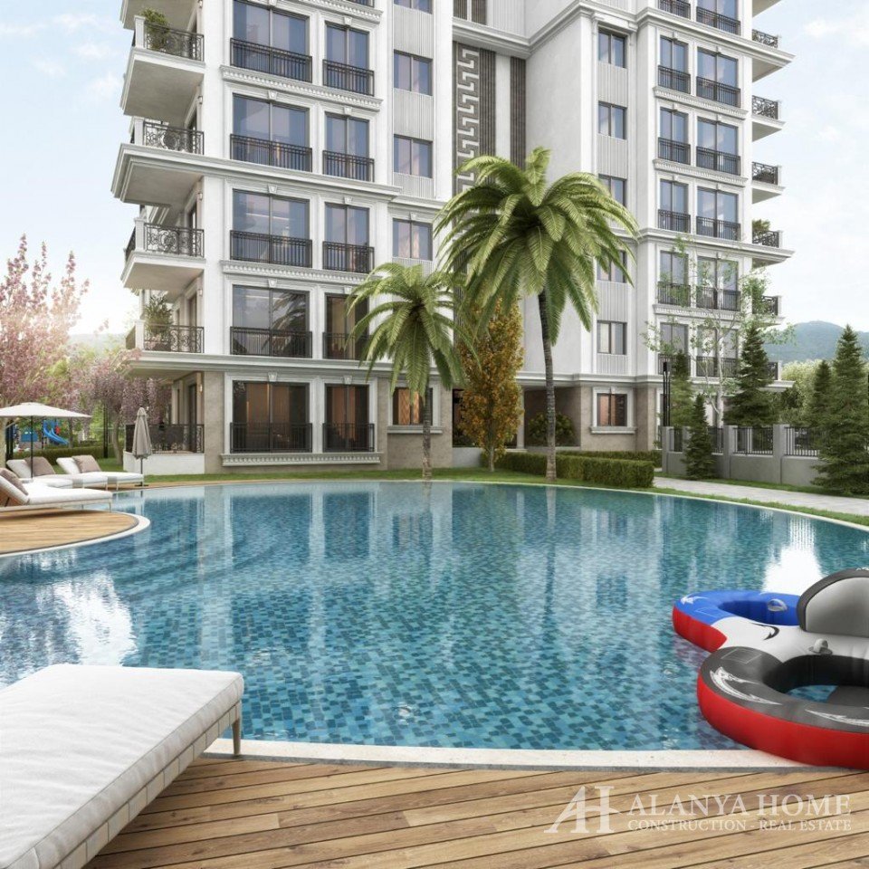Triumph Residence Center Alanya Antalya Türkei Kauf Verkauf Eigentum einer möblierten Einzimmerwohnu