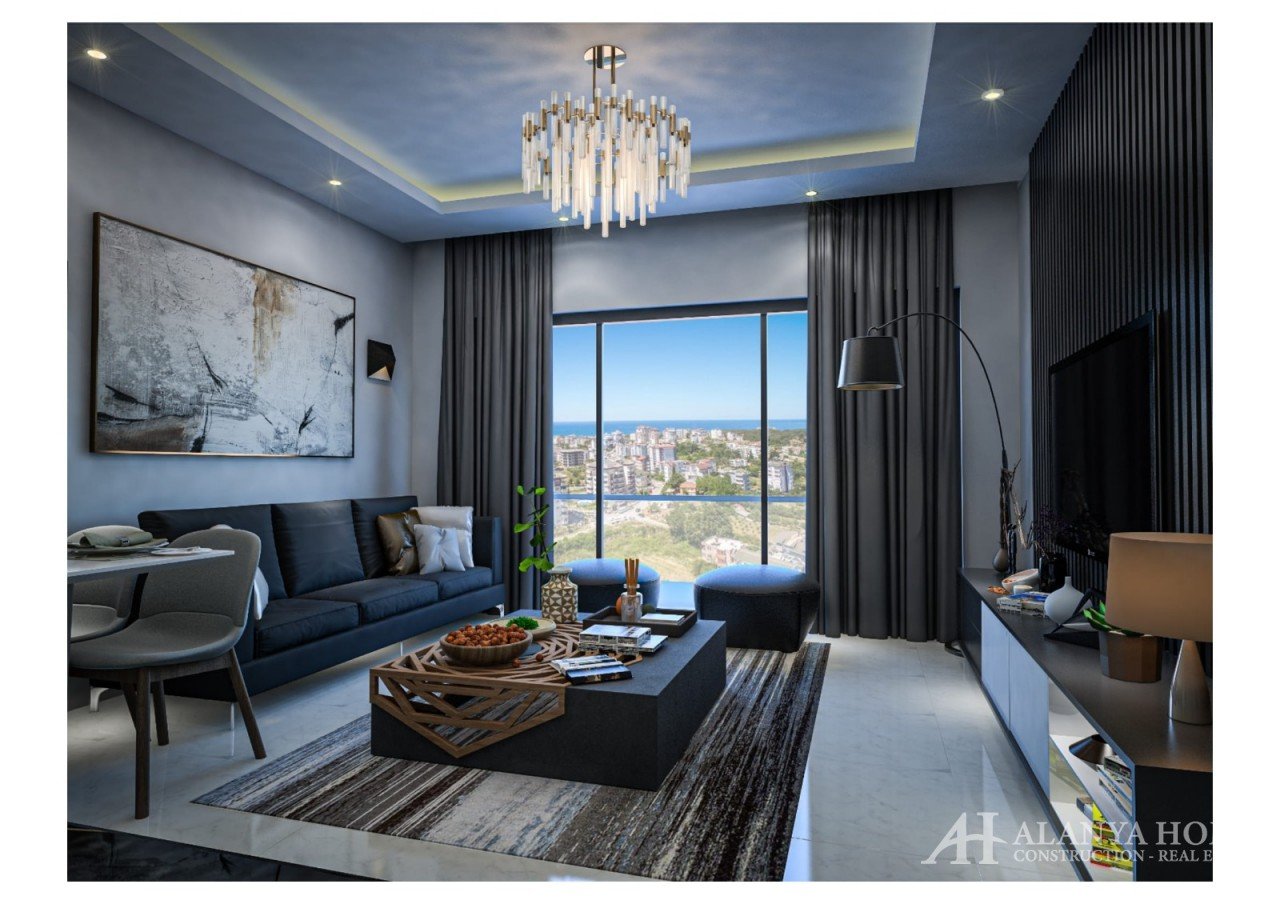 برونز أفسالار ألانيا أنطاليا تركيا صور بيع شراء شقة سكنية مفروشة بالتقسيط في مبنى جديد من مطور تم تج