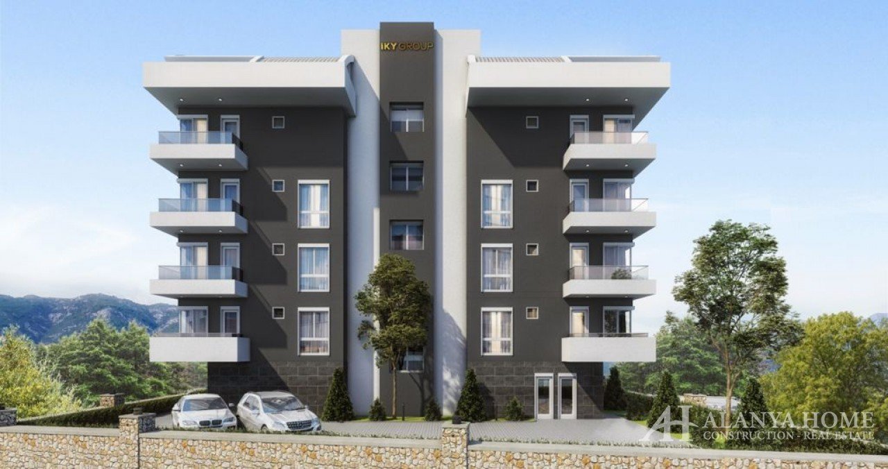 United suites Oba Alanya Antalya Türkiye deniz manzaralı yenilenmiş bir geliştiriciden yeni bir bina