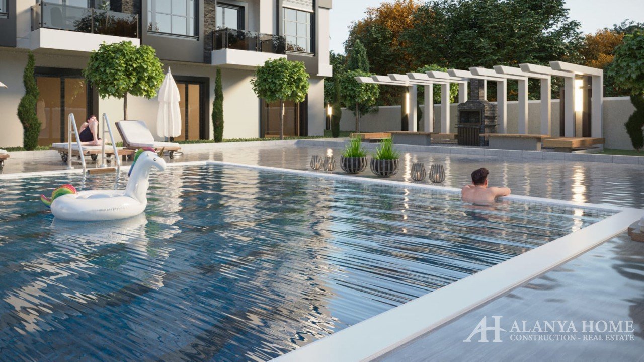 Altintas Оба Алания Анталия Түркияда теңіз көрінісі бар теңіздің жанында құрылыс салушы компаниясына