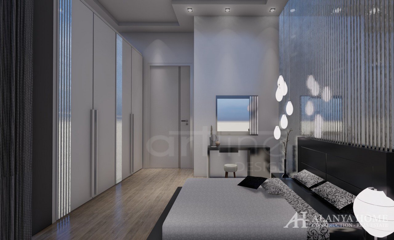 سیتی 7 سنتر آلانیا آنتالیا ترکیه خرید فروش ملک آپارتمان مبله یک خوابه در طرح اقساطی پروژه جدید در سا