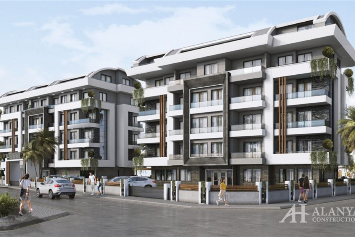 Cactus Garden Oba Alanya Antalya Turkey purchase sale property of a furnished one-bedroom apartment 