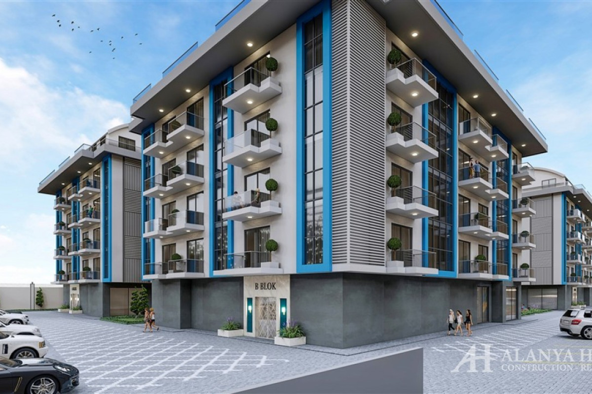 Exodus Nature Stay Oba Alanya Antalya Turkey purchase sale property of a furnished one-bedroom apart
