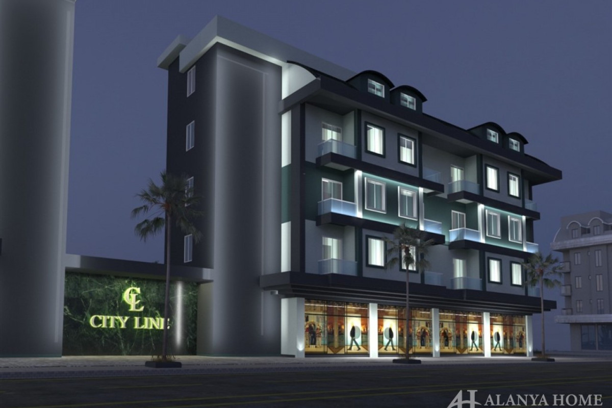 City Street Residence Oba Alanya Antalya Turkey purchase sale property of a furnished one-bedroom ap