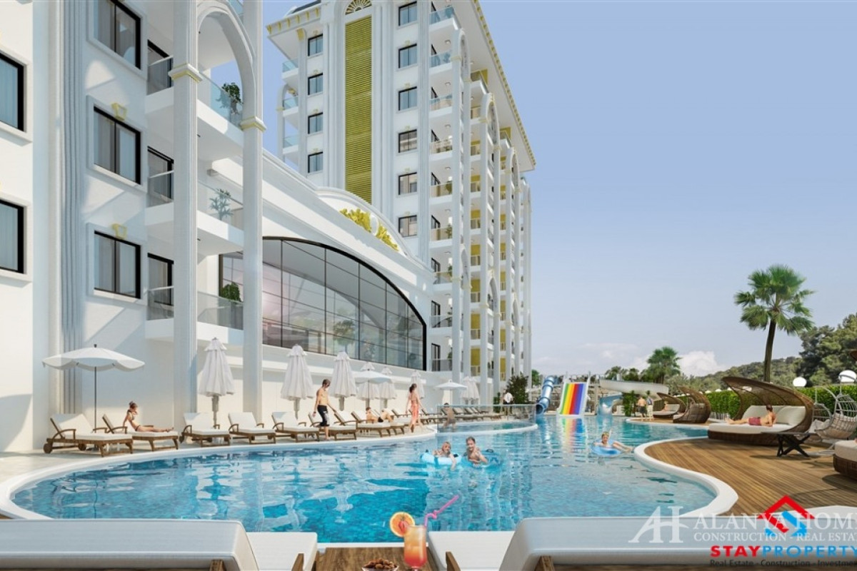 Forest Park 2 Avsallar Alanya Antalya Turkey purchase sale property of a furnished one-bedroom apart