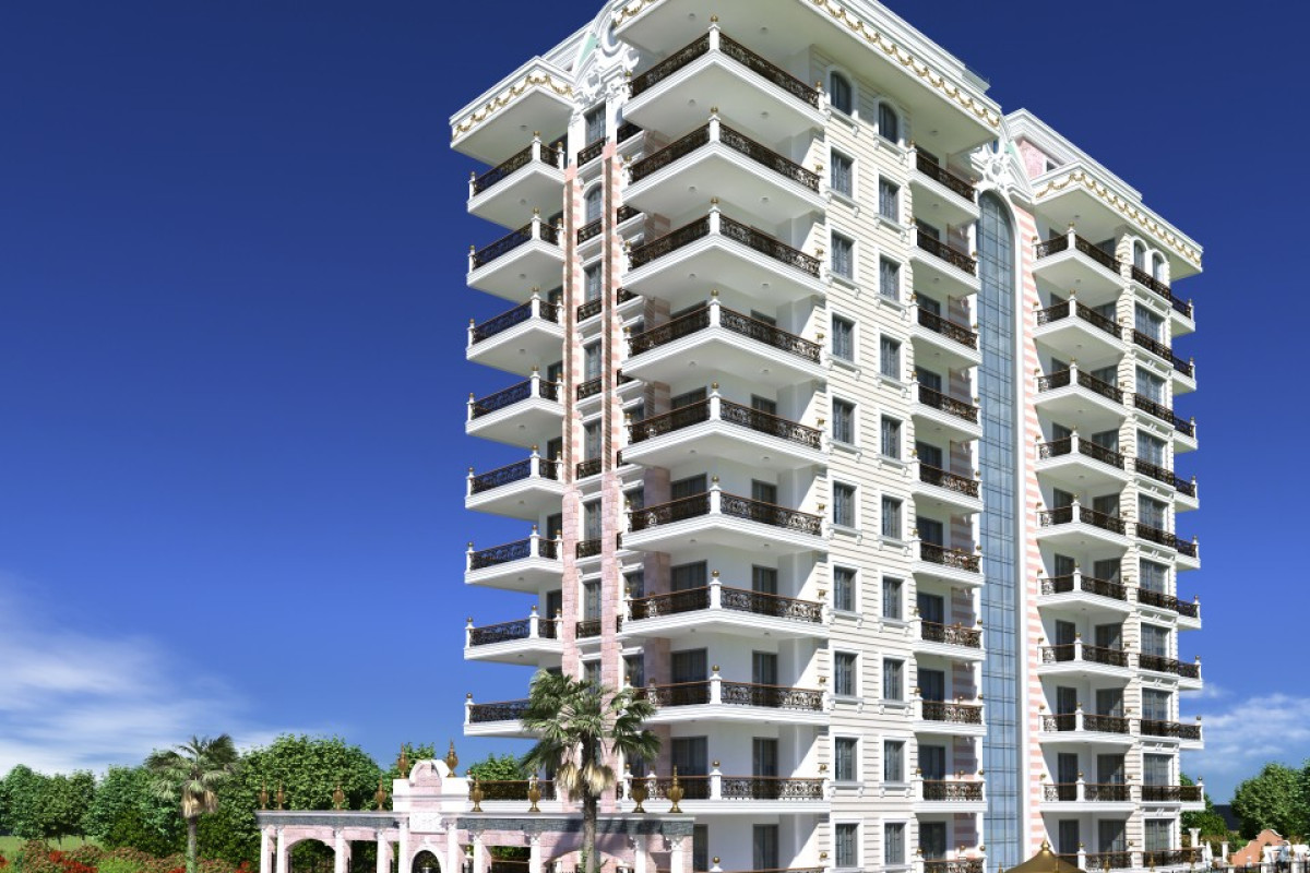 Yenisey Mahmutlar Alanya Antalya Turkey purchase sale property of a furnished one-bedroom apartment 