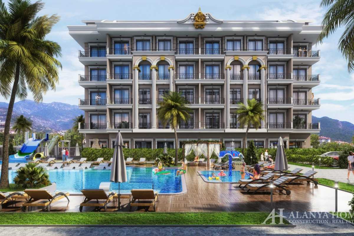 Voyage Deluxe Haluk Bey Begon Oba Alanya Antalya Turkey purchase sale property of a furnished one-be