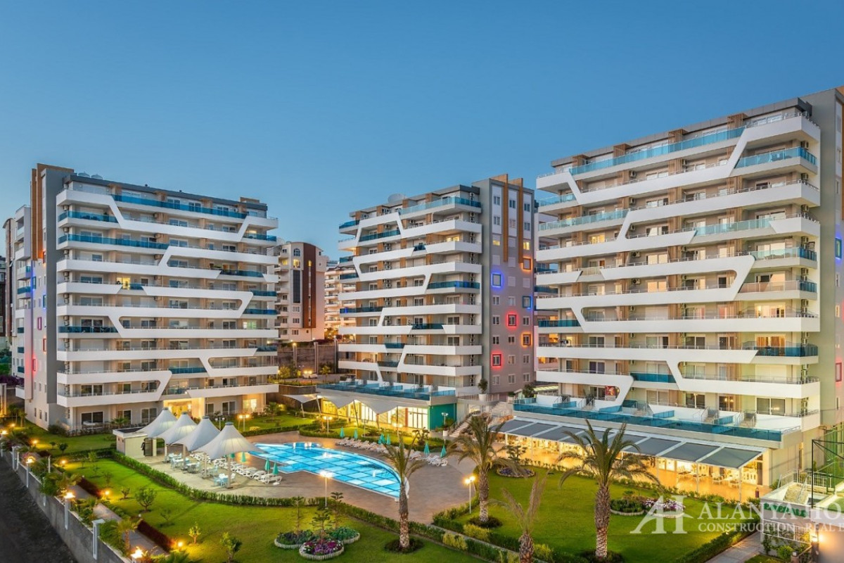 Emerald Dreams Avsallar Alanya Antalya Turkey purchase sale property of a furnished one-bedroom apar