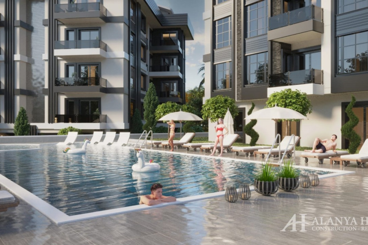 Altinbas Oba Alanya Antalya Turkey purchase sale property of a furnished one-bedroom apartment in a 