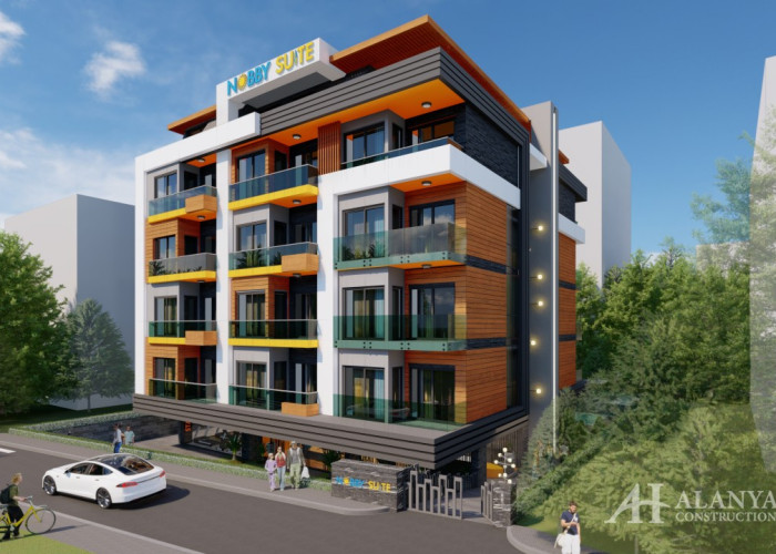 Nobby Suite Center Alanya Анталия Турция покупка продажа меблированная двухкомнатная квартира в ново
