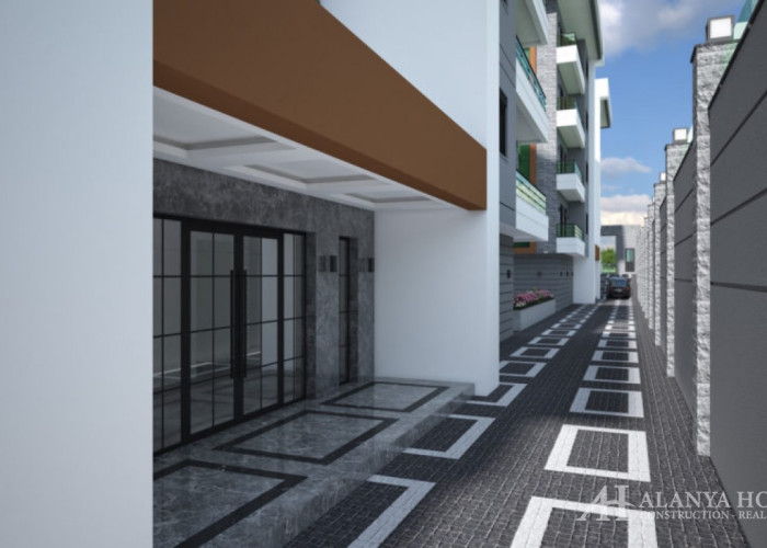 Mahmutlar Alanya Turkey furnished, one two bedroom apartment, construction company, by the sea view,
