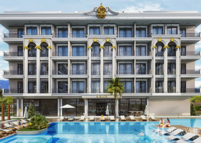 Voyage Deluxe Haluk Bey Begon Oba Alanya Antalya Türkiye deniz manzaralı yenilenmiş bir geliştiricid
