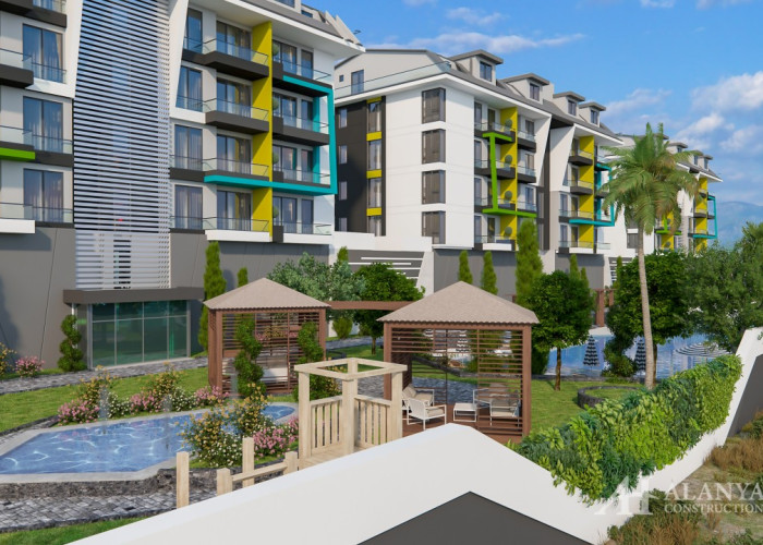 Terrace Home Каргыджак Аланья Анталия Турция Фото покупка меблированного жилого дома в рассрочку в н