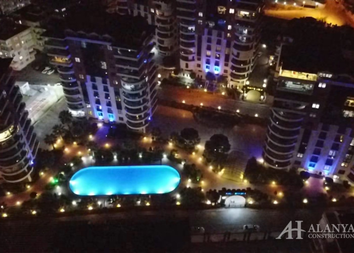 Alanya Cikcilli Kaleşehirde 4+1 geniş daire