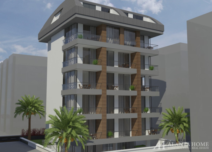 Keykubat Crown Center Alanya Antalya Turkey purchase sale property of a furnished one-bedroom apartm