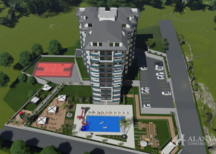 Pine Garden Авсалар Аланья Анталия Турция Фото покупка продажа меблированного жилого дома в рассрочк